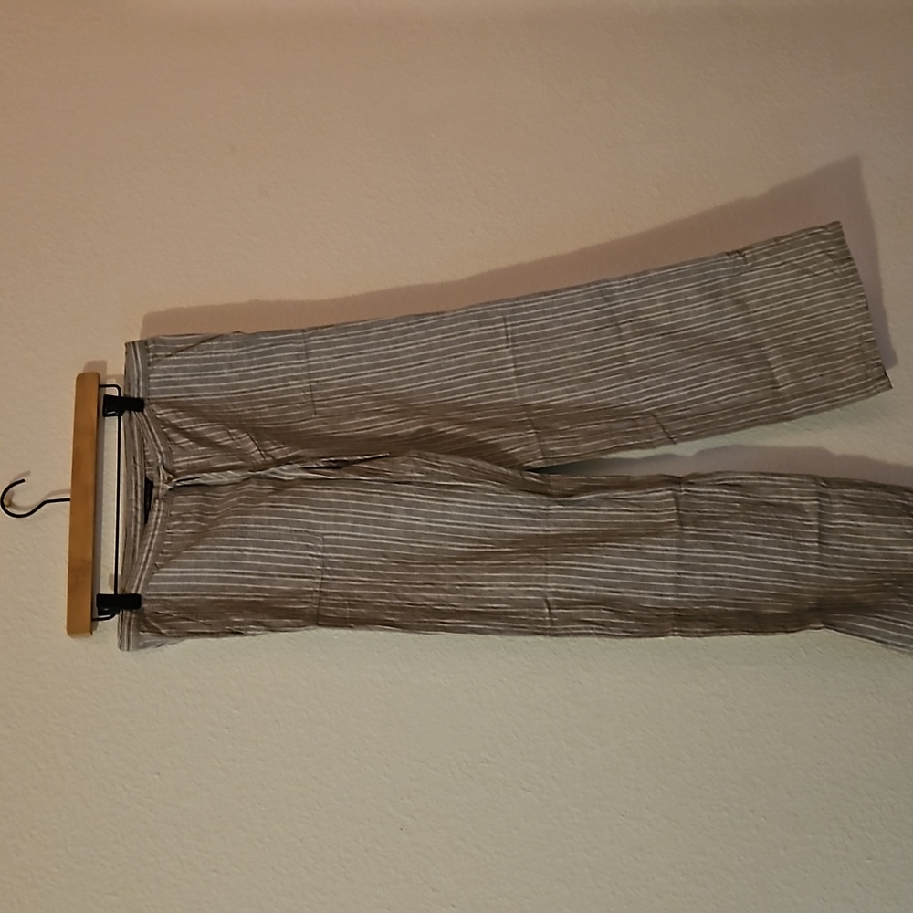 Victoria's Secret Striped Linen Pants